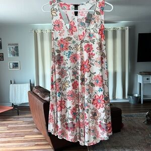 Floral Coco Reef Swimsuit Bikini Cover Up by Tank Dress Size M